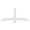Ekena Millwork Bellingham Architectural Grade PVC Gable Bracket, 84"W x 38 1/2"H x 6"D x 6"F, 11/12 Pitch GBP084X39X0606BEL00 - alternate 3